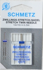 Dviguba adata trikotažui buitinėms siuvimo mašinoms Schmetz (4.0/NM75)