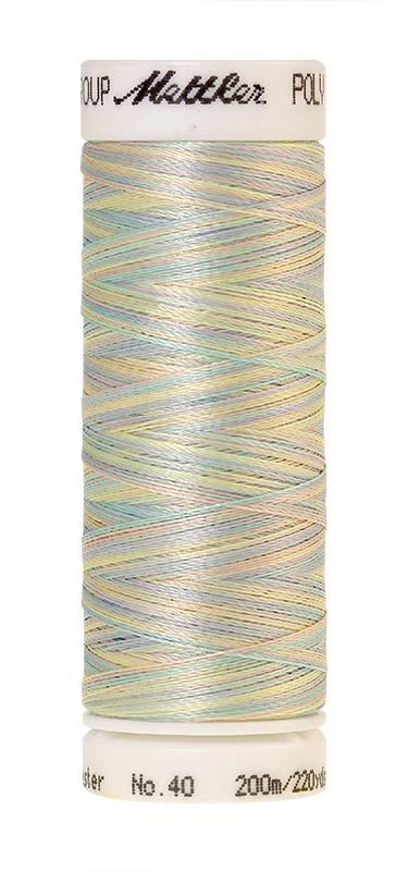 Melanžiniai siuvinėjimo siūlai Mettler Poly Sheen Multi (spalva 9936)