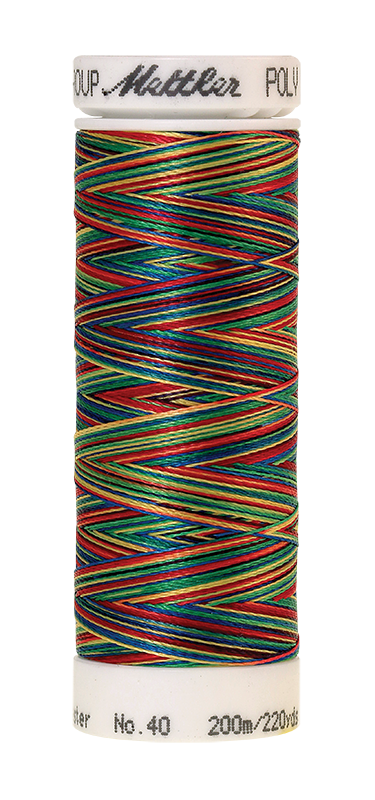 Melanžiniai siuvinėjimo siūlai Mettler Poly Sheen Multi (spalva 9937)