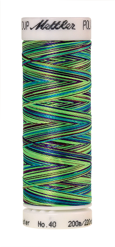 Melanžiniai siuvinėjimo siūlai Mettler Poly Sheen Multi (spalva 9971)