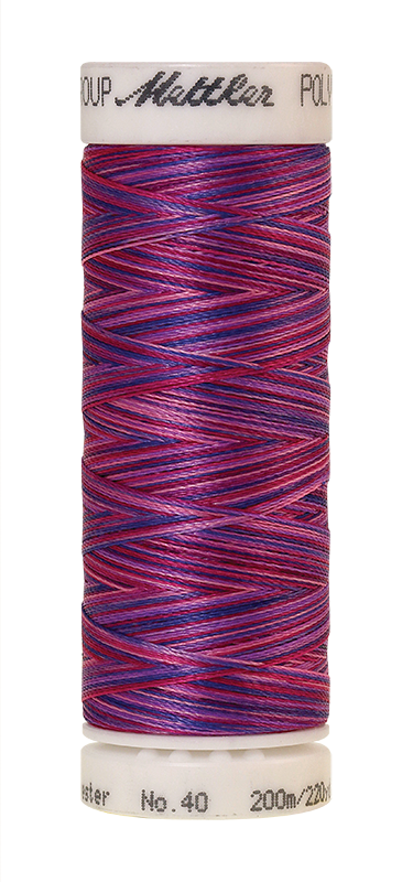 Melanžiniai siuvinėjimo siūlai Mettler Poly Sheen Multi (spalva 9973)