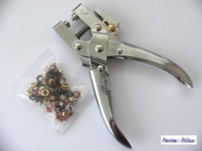 Įrankis apvalioms kniedėms