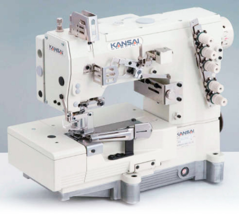 Kansai Special NW / WX / LX serijos plokščios platformos pramoninė plokščiasiūlė siuvimo mašina su viršutiniu ir apatiniu padengimu
