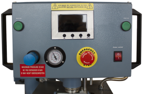 Dvigubas pneumatinis termopresas su valdymo pultu Adkins Omega 1000