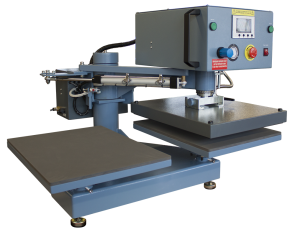 Dvigubas pneumatinis termopresas su valdymo pultu Adkins Omega 1000
