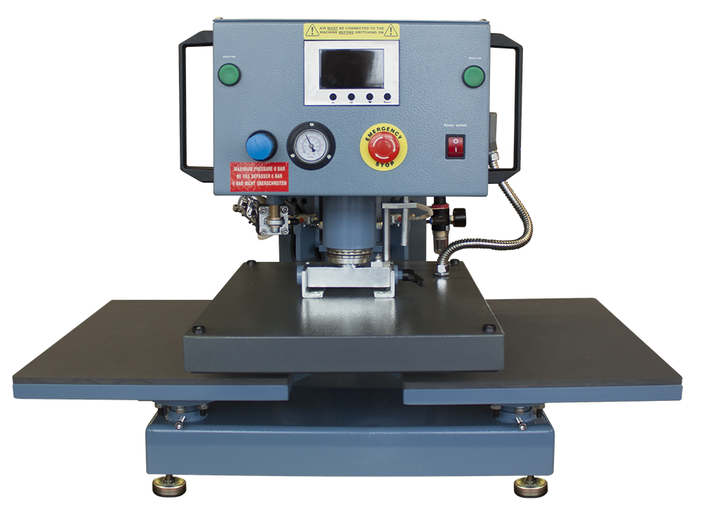 Dvigubas pneumatinis termopresas su valdymo pultu Adkins Omega 1000