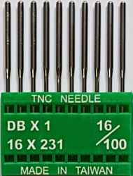 DBx1 NM100 (universalios) adatos pramoninei siuvimo mašinai TRIUMPH (10 vnt.)