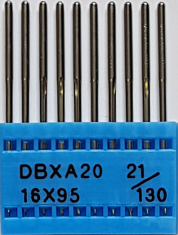 DBx1 (DBxA20) NM130 (universalios) adatos pramoninei siuvimo mašinai TRIUMPH (10 vnt.)