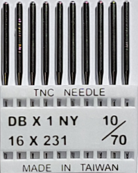 DBx1 NM70 (universalios) adatos pramoninei siuvimo mašinai TRIUMPH (10 vnt.)