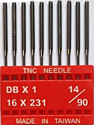 DBx1 NM90 (universalios) adatos pramoninei siuvimo mašinai TRIUMPH (10 vnt.)