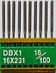 DBx1 PVD NM100 (dengtos titanu) adatos pram. siuv. mašinai TRIUMPH (10 vnt.)