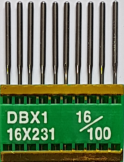 DBx1 PVD NM100 (dengtos titanu) adatos pram. siuv. mašinai TRIUMPH (10 vnt.)