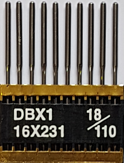 DBx1 PVD NM110 (dengtos titanu) adatos pram. siuv. mašinai TRIUMPH (10 vnt.)