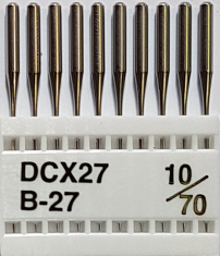 DCx27 NM70 (universalios) adatos pramoniniam overlokui TRIUMPH (10 vnt.)