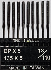 DPx5 NM110 (universalios) adatos pramoninei siuvimo mašinai TRIUMPH (10 vnt.)