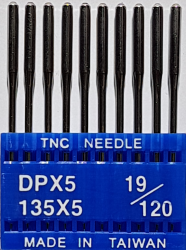 DPx5 NM120 (universalios) adatos pramoninei siuvimo mašinai TRIUMPH (10 vnt.)