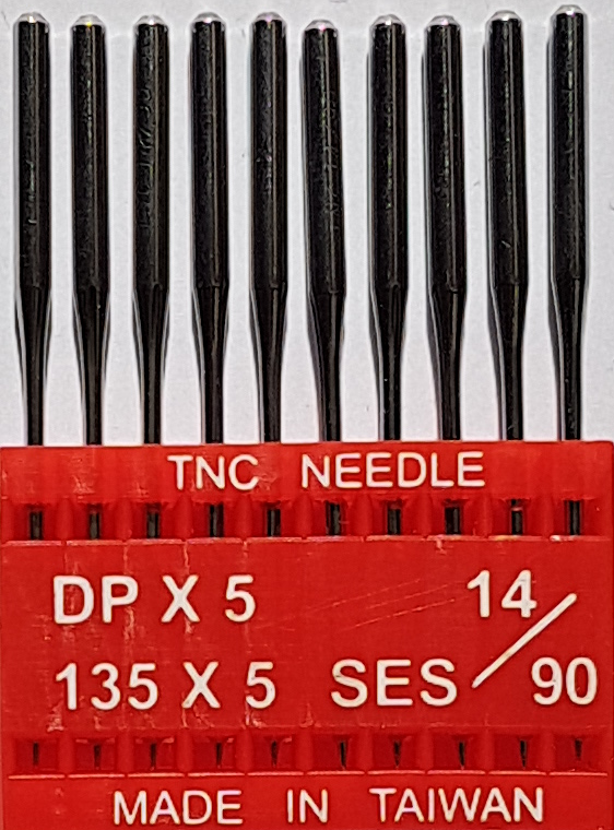 DPx5 SES NM90 (trikotažui) adatos pramoninei siuvimo mašinai TRIUMPH (10 vnt.)