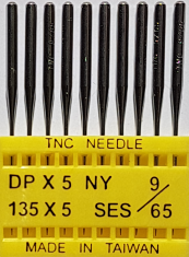 DPx5 SES NM65 (trikotažui) adatos pramoninei siuvimo mašinai TRIUMPH (10 vnt.)