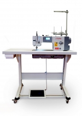 Rubina RB-5490D4 Tiesiasiūlė pramoninė siuvimo mašina su apatiniu ir kintamu viršutiniu transportavimu