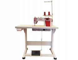 RUBINA RB-9400C-D4 прямострочная швейная машина с автоматическими функциями (c промышленным столом немецкого производства).