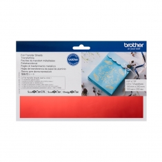 Raudona folija 100X200mm (4 vnt) CAFTSRED1