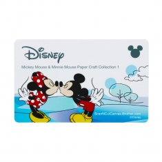 Disney Mickey Minnie raštų kortelė nr. 1 CADSNP01