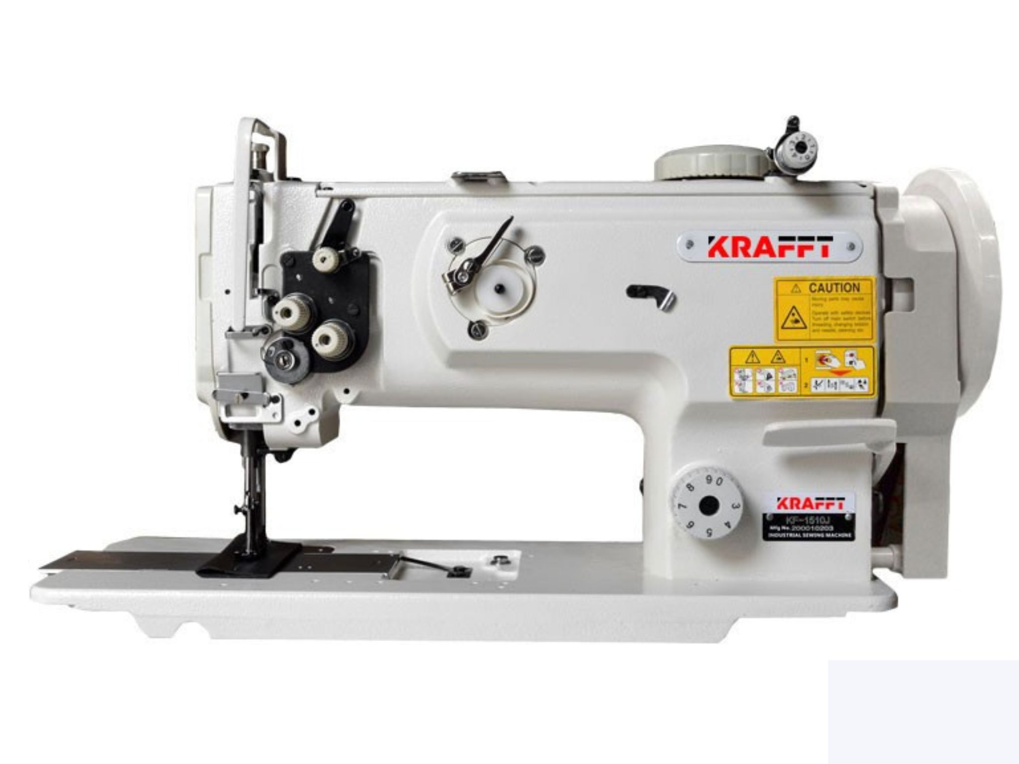 KRAFFT KF-1510J  1-ADATĖ ŠAUDYKLINIO DYGSNIO MAŠINA SU TRIGUBU PADAVIMU