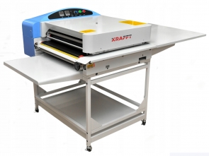 KRAFFT NHG-600-B  DIRŽINĖ TERMOPRESO MAŠINA – 600 MM AUDINIAMS IR MEGZTINIAMS