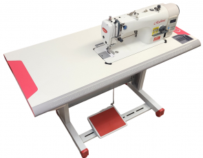 Rubina RB-9400A-4CN automatic industrial lockstitch machine with table