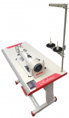 Rubina RB-9400A-4CN automatic industrial lockstitch machine with table