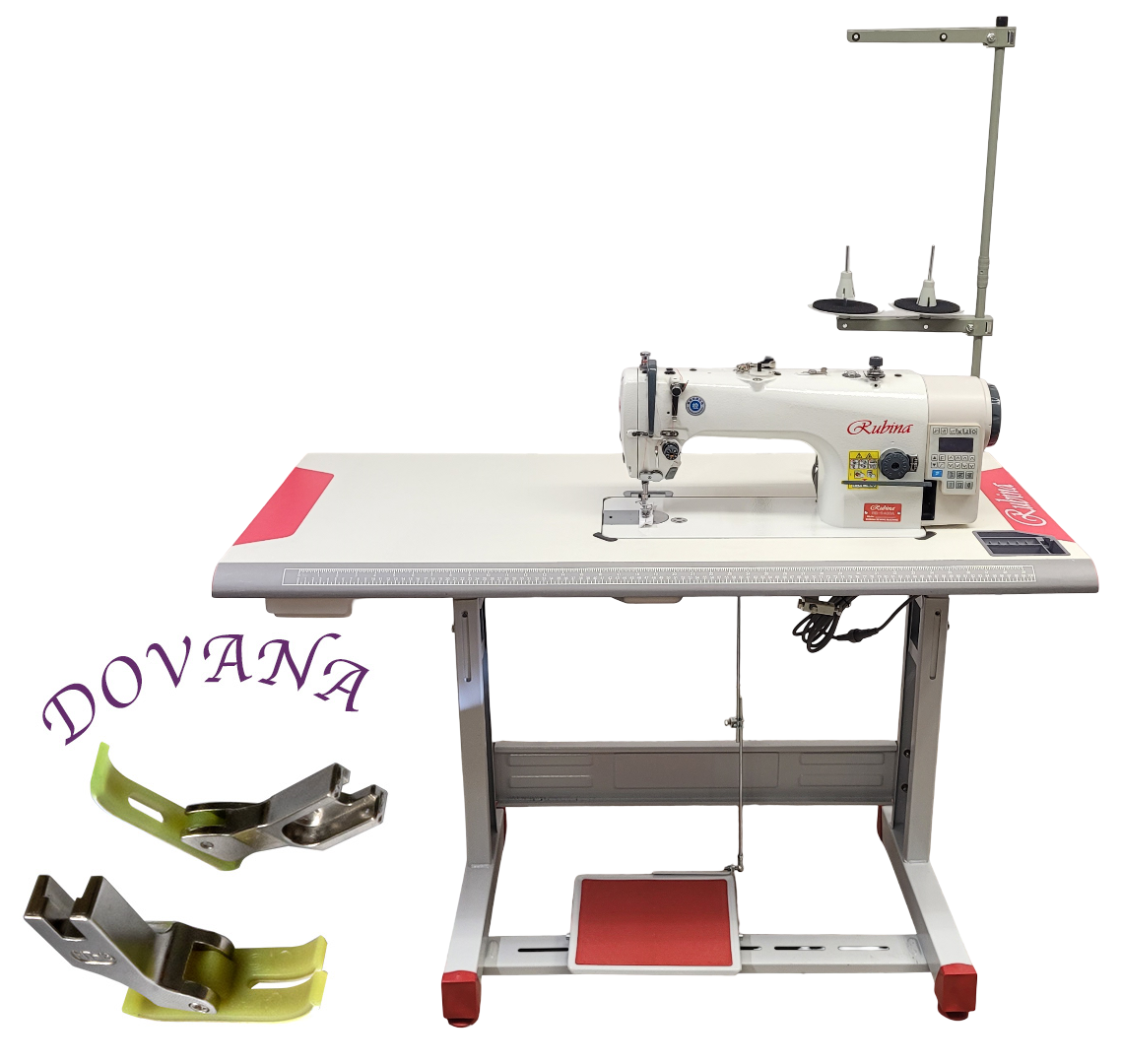Rubina RB-9400A-4CN automatic industrial lockstitch machine with table
