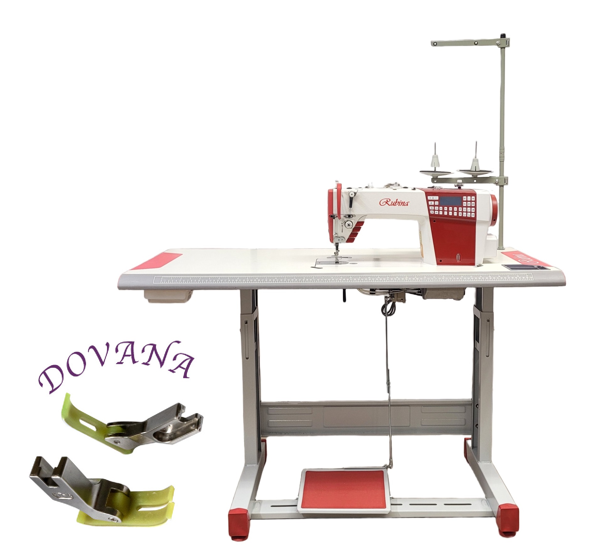 RUBINA RB-9400C-D4 straight stitch industrial machine with automation
