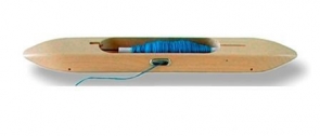 Open bottom boat shuttle A, 32 cm, with rollers (4632)