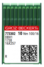DBx1 NM100 (universalios) adatos pramoninei siuvimo mašinai Groz-Beckert (10 vnt.)