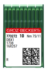 DBx1 NM75 (universalios) adatos pramoninei siuvimo mašinai Groz-Beckert (10 vnt.)