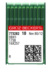 DBx1 NM80 (universalios) adatos pramoninei siuvimo mašinai Groz-Beckert (10 vnt.)