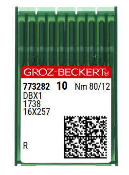 DBx1 NM80 (universalios) adatos pramoninei siuvimo mašinai Groz-Beckert (10 vnt.)