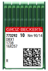 DBx1 NM90 (universalios) adatos pramoninei siuvimo mašinai Groz-Beckert (10 vnt.)