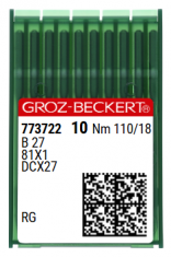 DCx27 NM110 (universalios) adatos pramoniniam overlokui Groz-Beckert (10 vnt.)