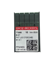 DCx27 SES NM65 (trikotažui) adatos pramoniniam overlokui Groz-Beckert (10 vnt.)