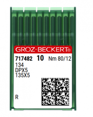 DPx5 NM80 (universalios) adatos pramoninei siuvimo mašinai Groz-Beckert (10 vnt.)