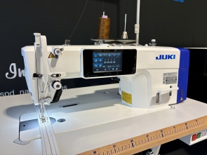 JUKI DDL-8000C straight-stitch industrial machine with automation