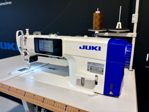 JUKI DDL-8000C straight-stitch industrial machine with automation